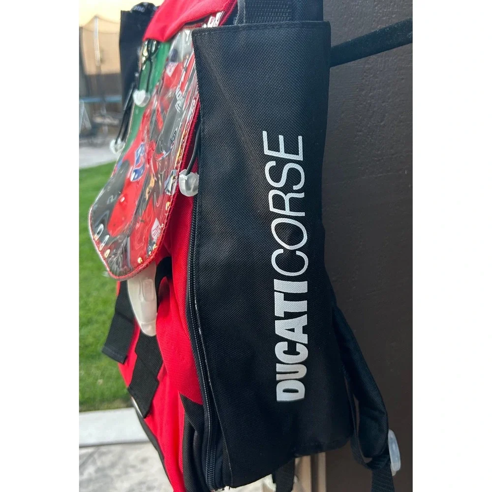 Ducati Corse Casey Stoner 27 MotoGP Racing Backpack Official Red Black